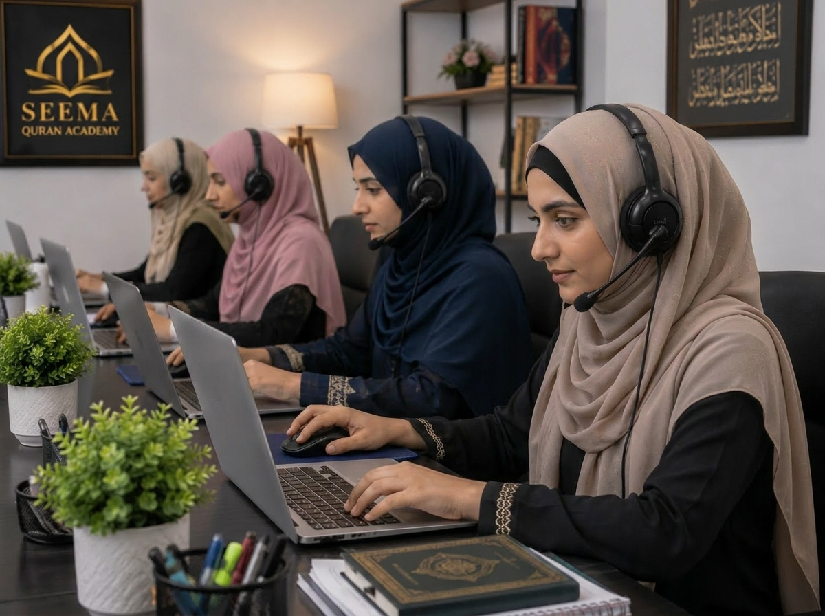 Female Quran teacher